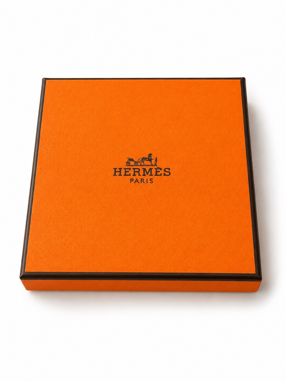 Hermès Authentic Box with dust bag and insert 4x4”